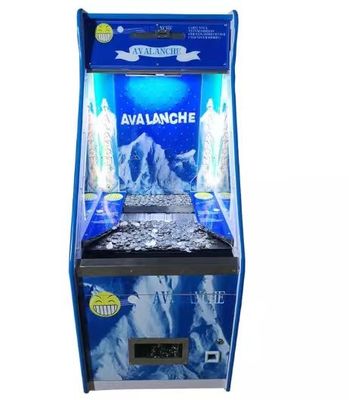 Upright Reusable Coin Drop Machine , Multifunctional Quarter Coin Pusher