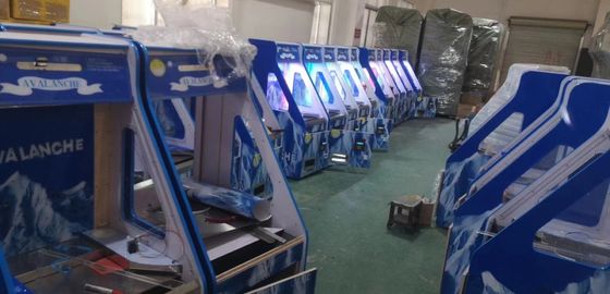 Upright Reusable Coin Drop Machine , Multifunctional Quarter Coin Pusher